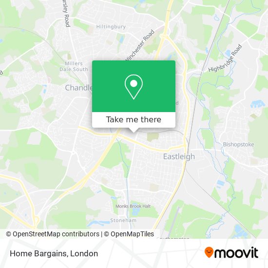 Home Bargains map