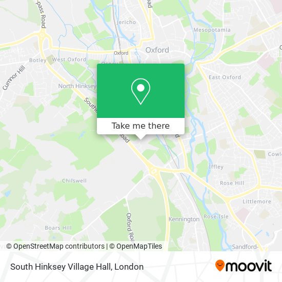 South Hinksey Village Hall map