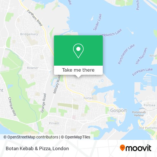 Botan Kebab & Pizza map