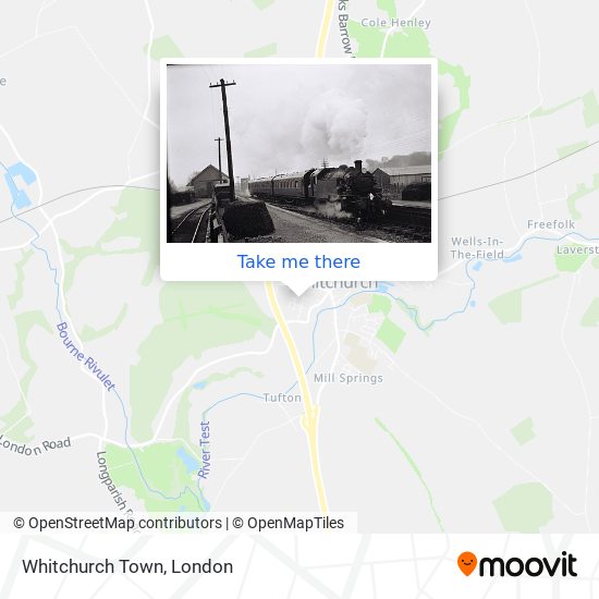 Whitchurch Town map