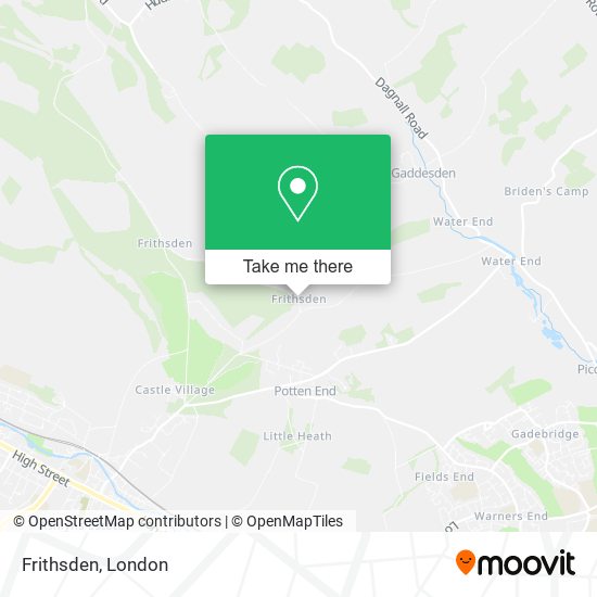 Frithsden map