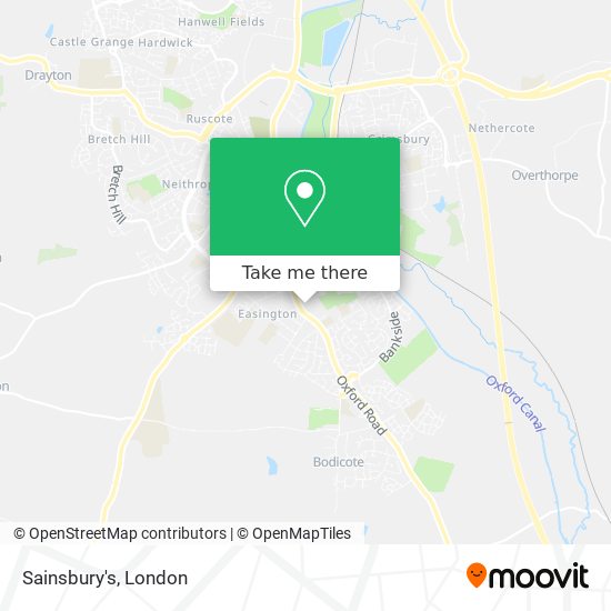 Sainsbury's map