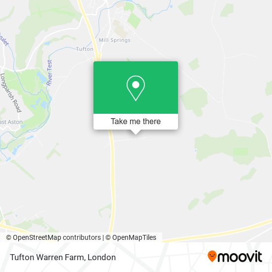 Tufton Warren Farm map