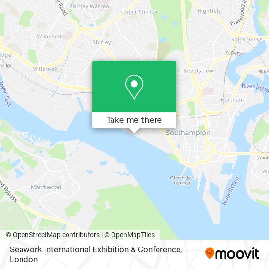 Seawork International Exhibition & Conference map