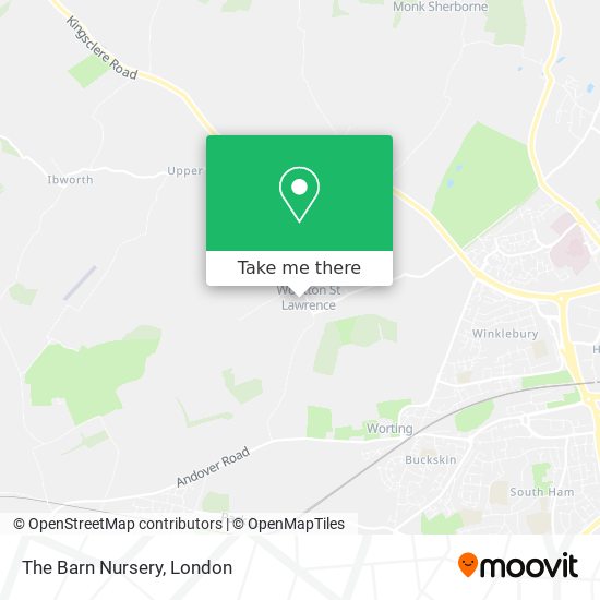 The Barn Nursery map