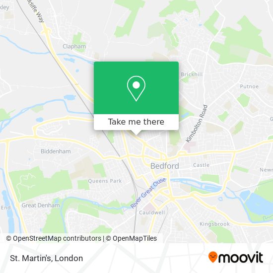 St. Martin's map