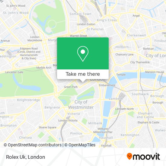 Rolex Uk map