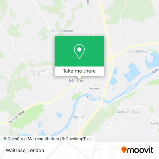 Waitrose map