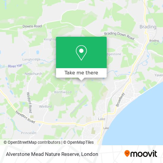 Alverstone Mead Nature Reserve map