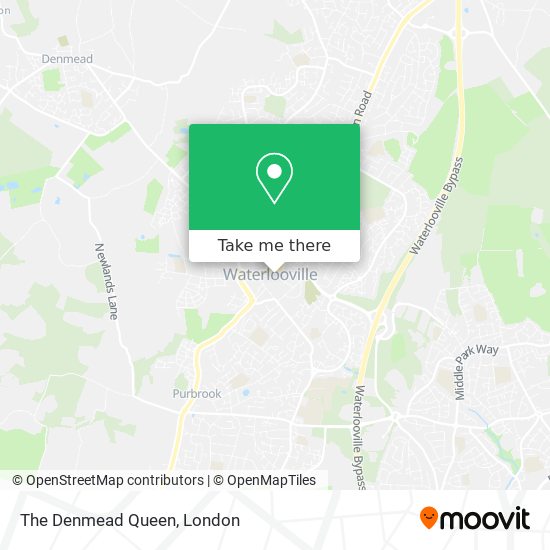 The Denmead Queen map