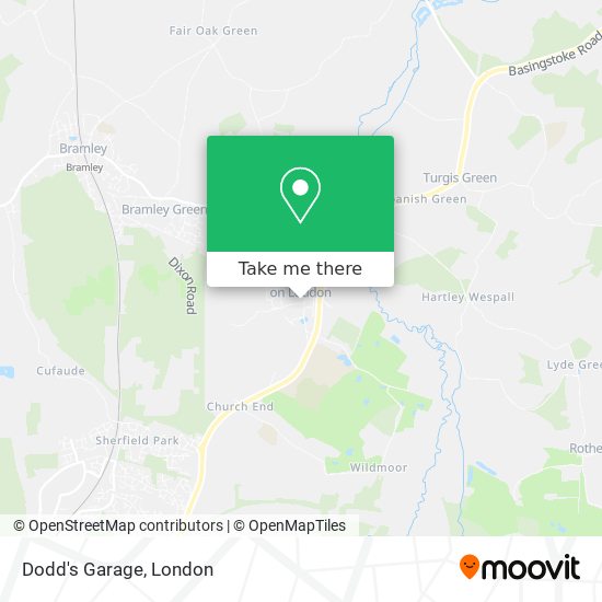 Dodd's Garage map