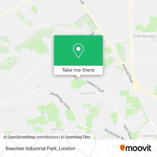 Beeches Industrial Park map