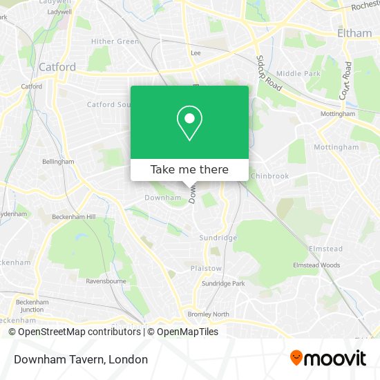Downham Tavern map