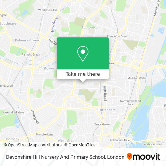 Devonshire Hill Nursery And Primary School map