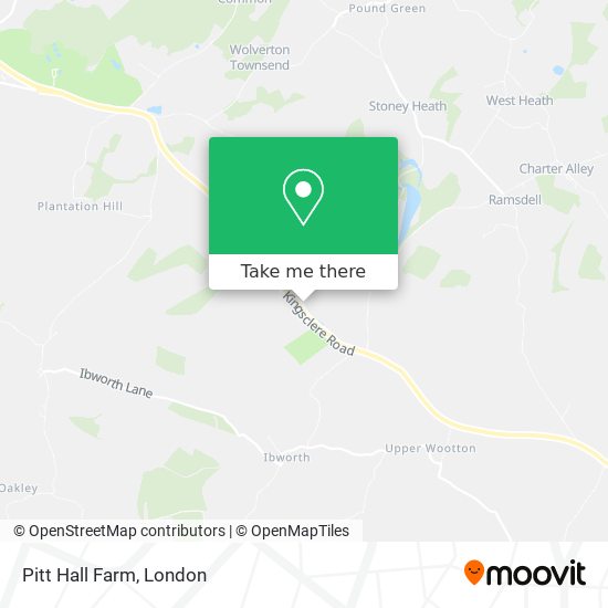 Pitt Hall Farm map