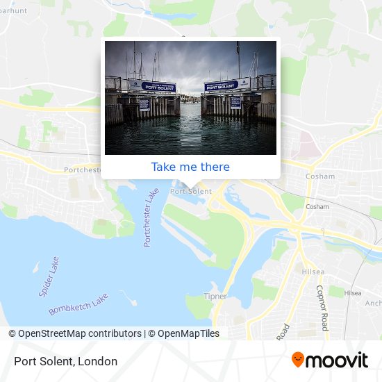 Port Solent map