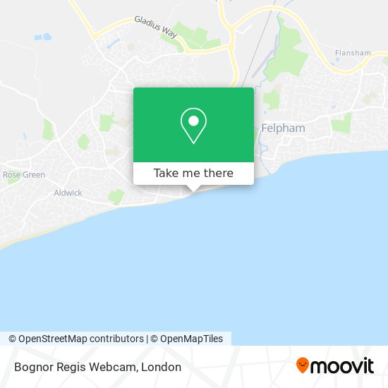 Bognor Regis Webcam map