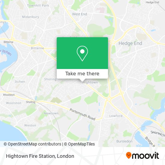 Hightown Fire Station map