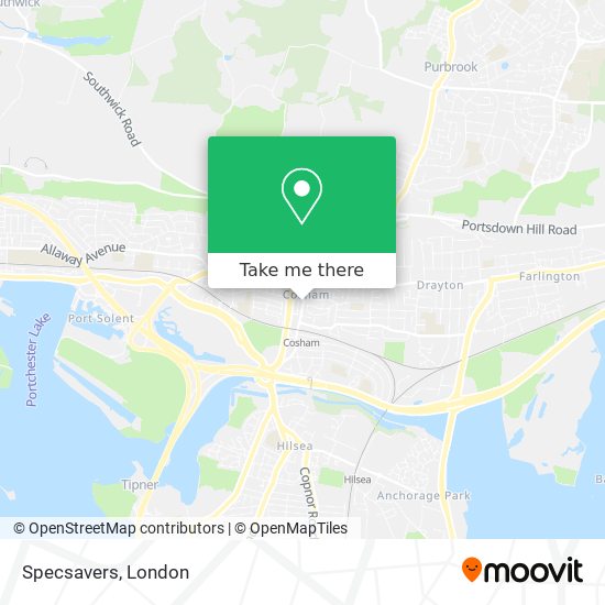 Specsavers map