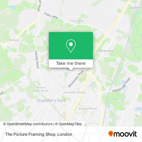 The Picture Framing Shop map