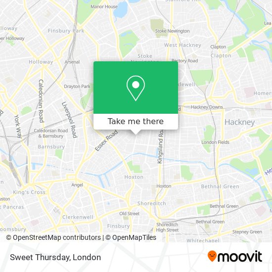 Sweet Thursday map