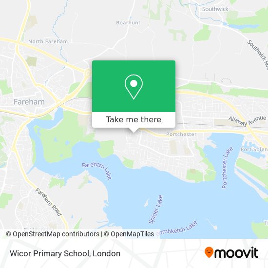 Wicor Primary School map