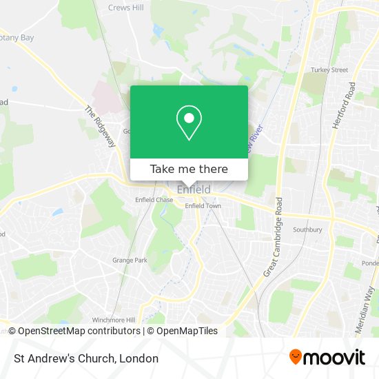 St Andrew's Church map
