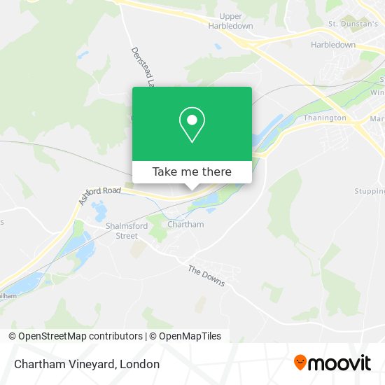 Chartham Vineyard map