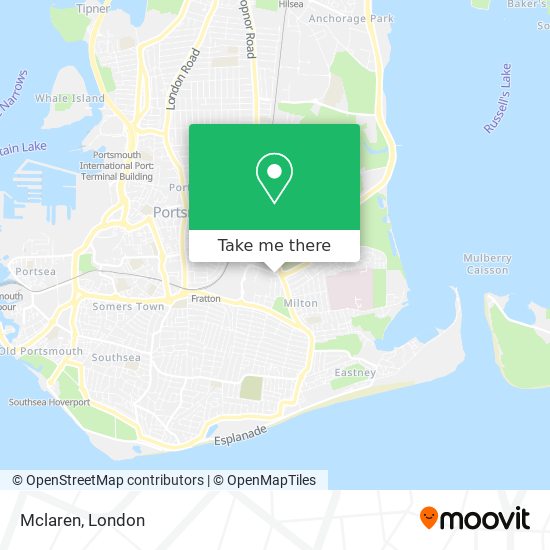 Mclaren map