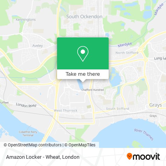 Amazon Locker - Wheat map