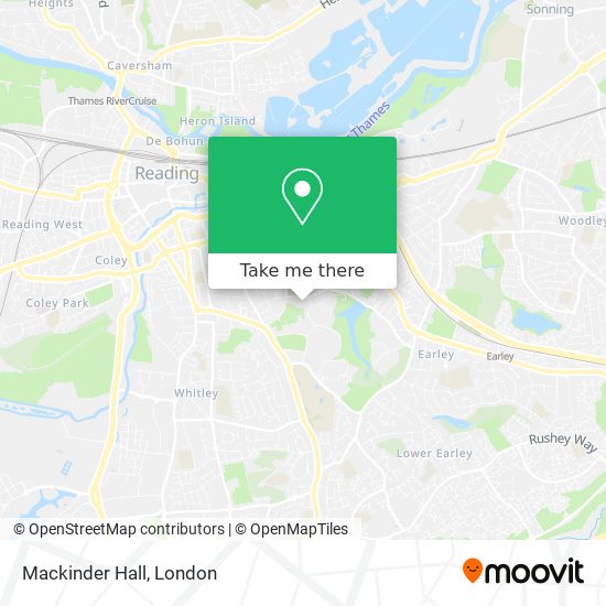 Mackinder Hall map