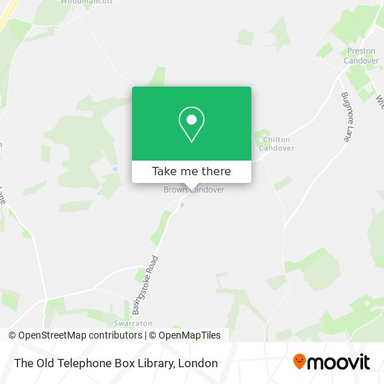 The Old Telephone Box Library map