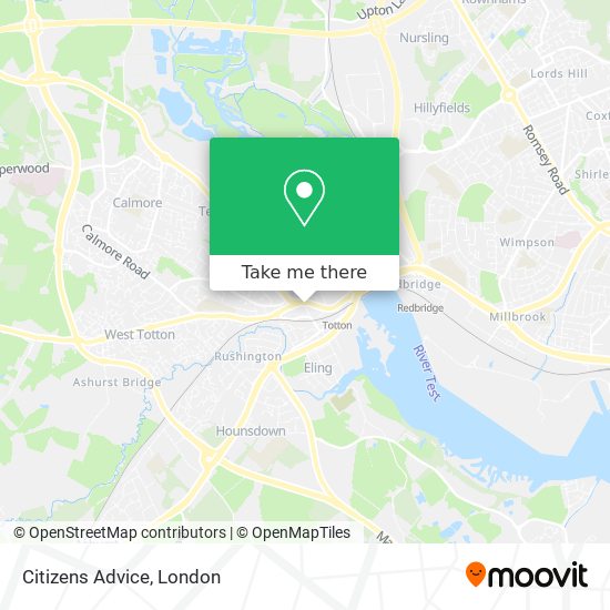 Citizens Advice map