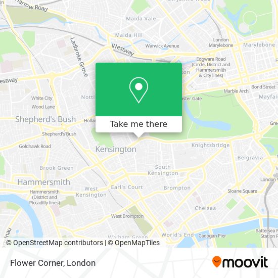 Flower Corner map