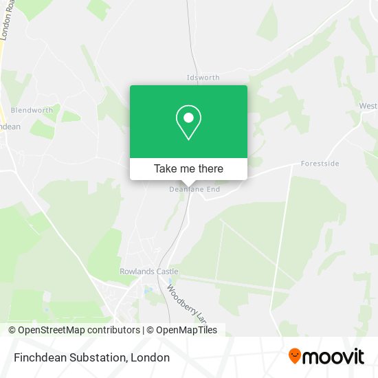 Finchdean Substation map