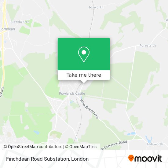 Finchdean Road Substation map