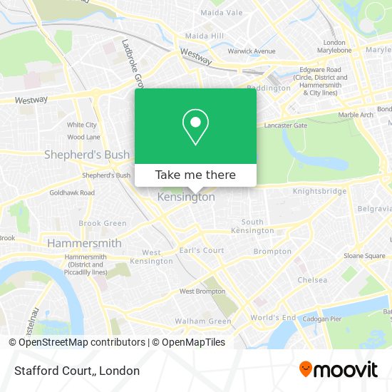 Stafford Court, map