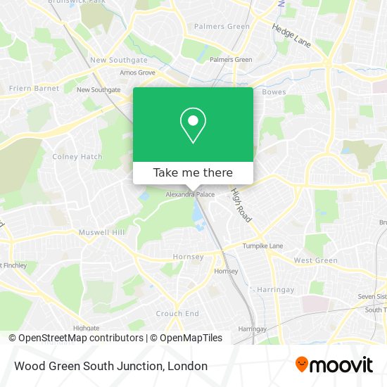 Wood Green South Junction map