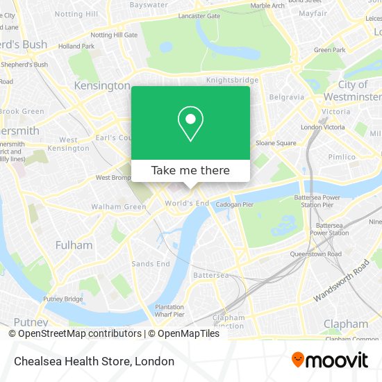 Chealsea Health Store map