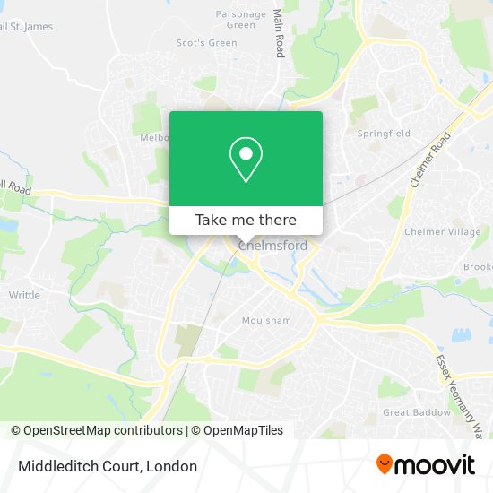 Middleditch Court map