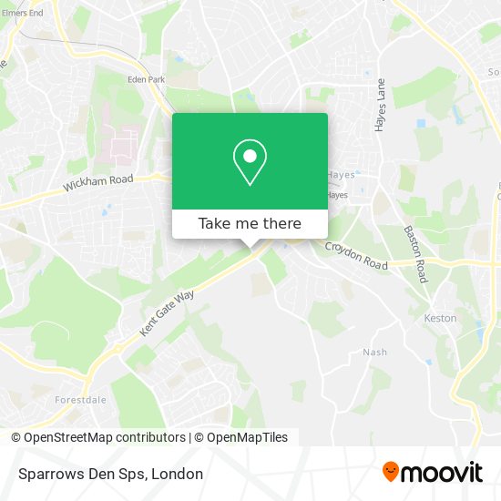 Sparrows Den Sps map