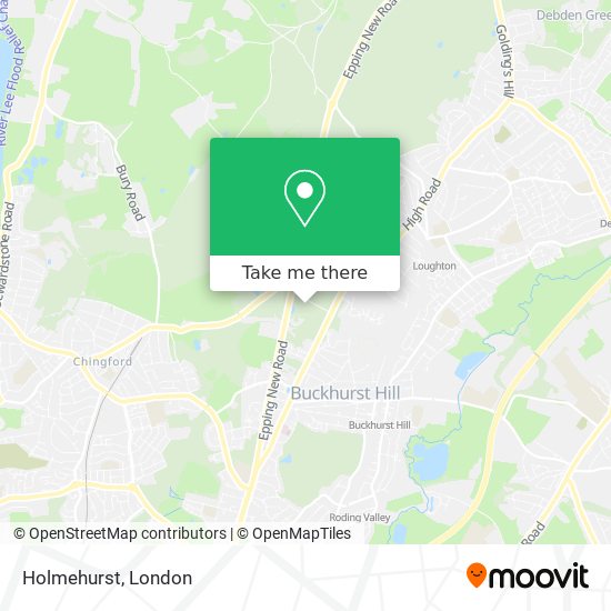Holmehurst map