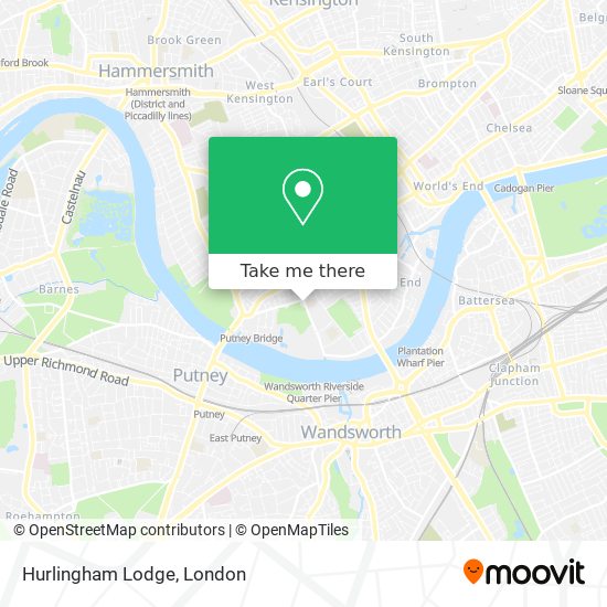 Hurlingham Lodge map