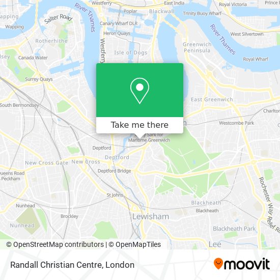 Randall Christian Centre map
