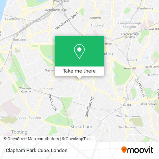 Clapham Park Cube map