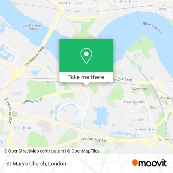 St Mary's Church map