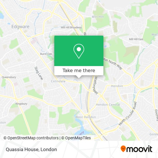 Quassia House map