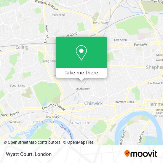 Wyatt Court map