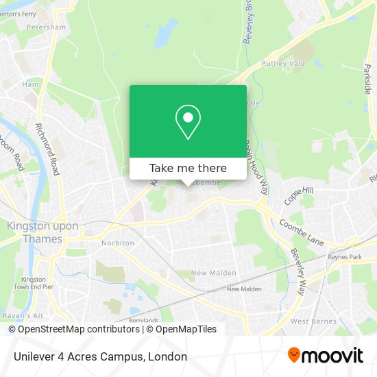 Unilever 4 Acres Campus map