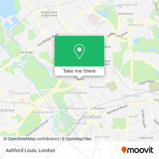 Ashford Louis map